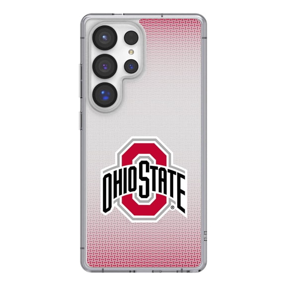 Ohio State Buckeyes Linen Logo Galaxy Clear Case