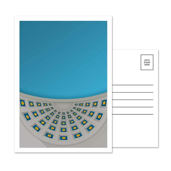 Ohio State Buckeyes Ohio Stadium 5-Pack Minimalist Postcard Set