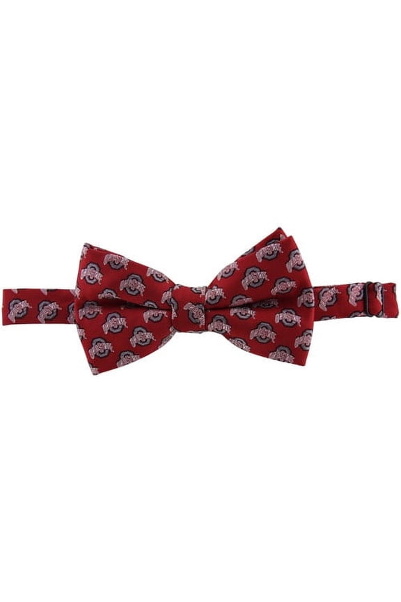 Ohio State Buckeyes Repeated Logo Bow Tie - Scarlet