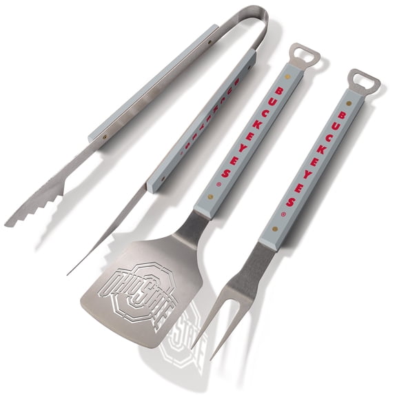 IDNA Ohio State Buckeyes Spirit Series 3-Piece BBQ Set