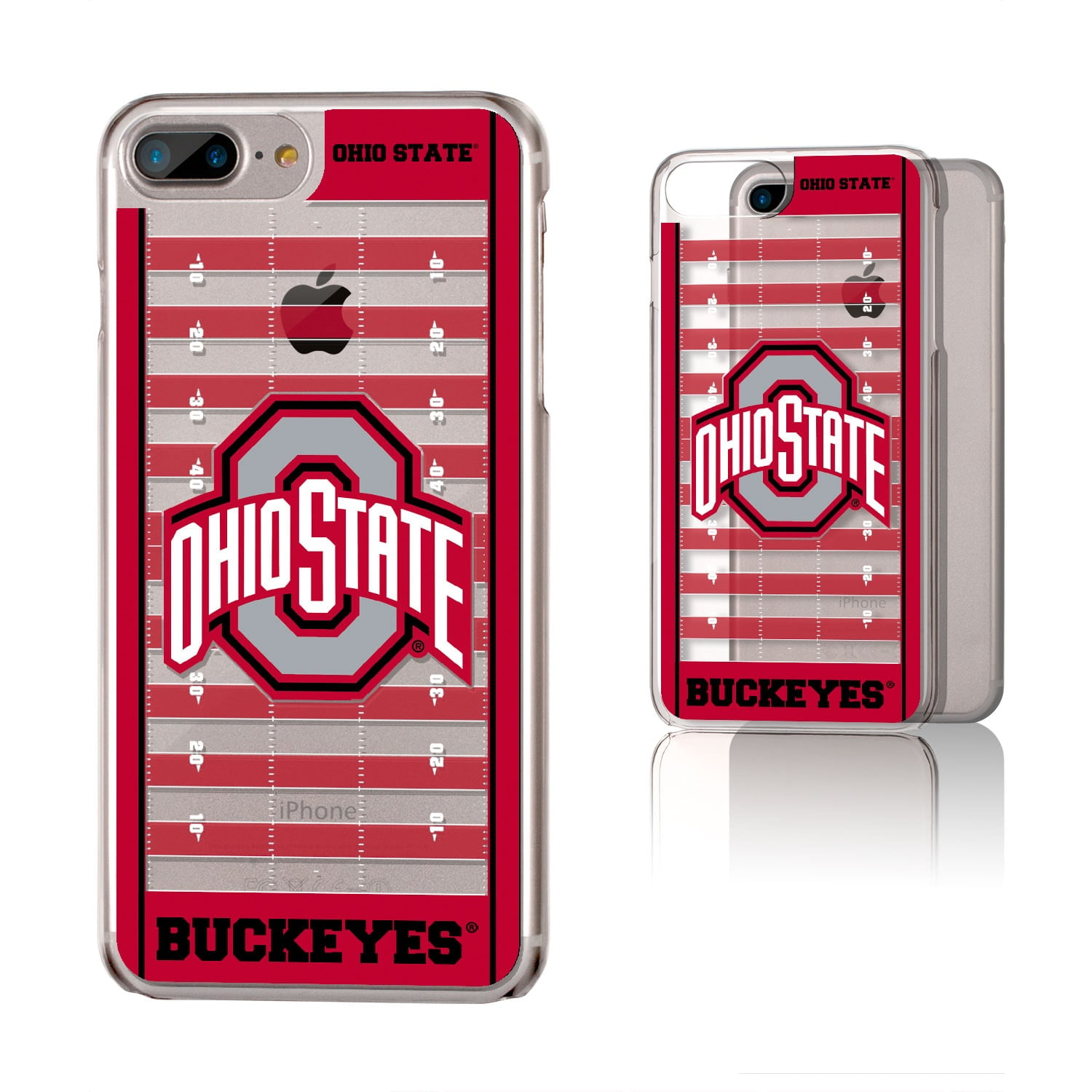Ohio State Buckeyes iPhone Clear Football Field Design Case - Walmart.com