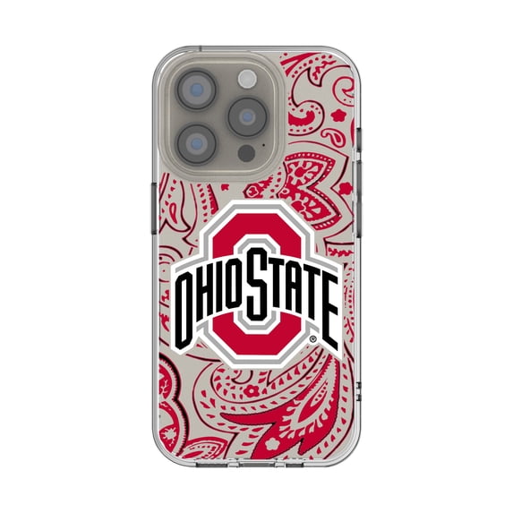 Ohio State Buckeyes iPhone Paisley Design Clear Case