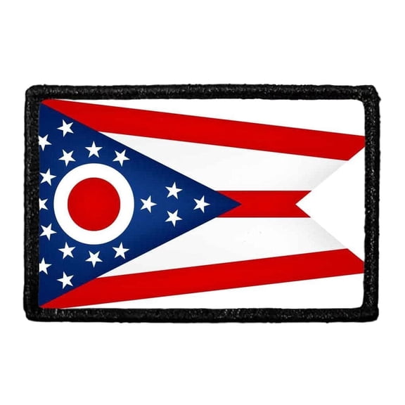Ohio State Flag - Color - Removable Patch