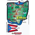 thumbnail image 1 of Ohio State Map Die Cut Sticker, 1 of 1