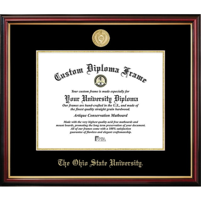 Ohio State Petite Diploma Frame