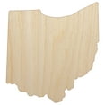 thumbnail image 1 of Ohio State Silhouette Wood Shape Unfinished Piece Cutout Craft DIY Projects - 4.70 Inch Size - 1/4 Inch Thick, 1 of 7