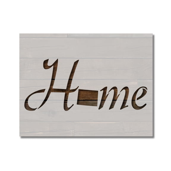 Ohio State Stencil Home Love Template Reusable 8.5 x 11 for Painting on Walls, Wood, Etc. By Stencilville