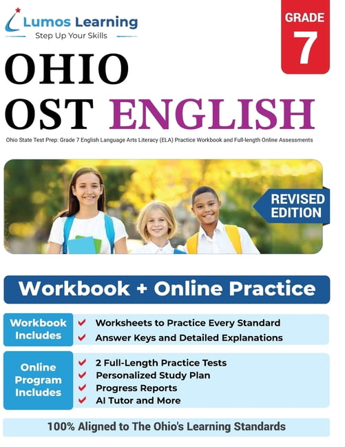 Ost by Lumos Learning Ohio State Test Prep: Grade 7 English Language ...