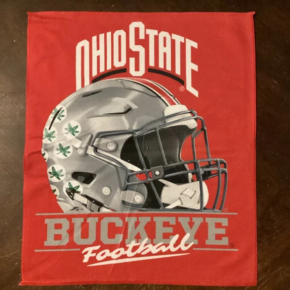 Ohio State University Buckeyes Football Helmet Rally Towel Scarlet 15 X 18"
