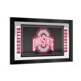 thumbnail image 1 of Ohio State University Logo Black Ready-To-Hang Black Framed Wall Mirror, 1 of 4