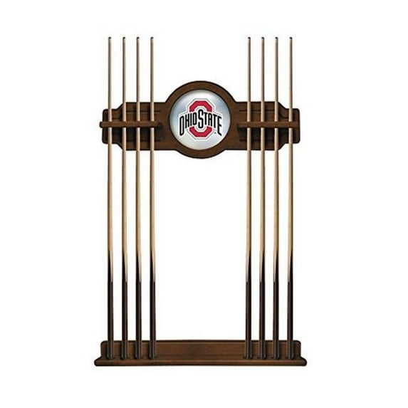 Ohio State Buckeyes Eight Stick Pool Cue Rack - Chardonnay