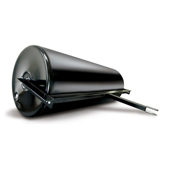 Ohio Steel 24 x 60 Inch Pro Steel Lawn Roller for Flattening Hills, Black