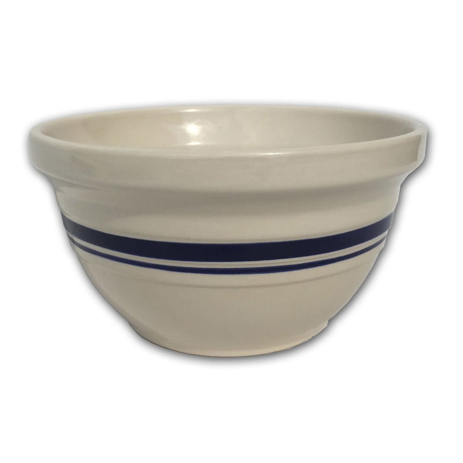 Ohio Stoneware 10" Blue and White Ceramic Mixing Bowl