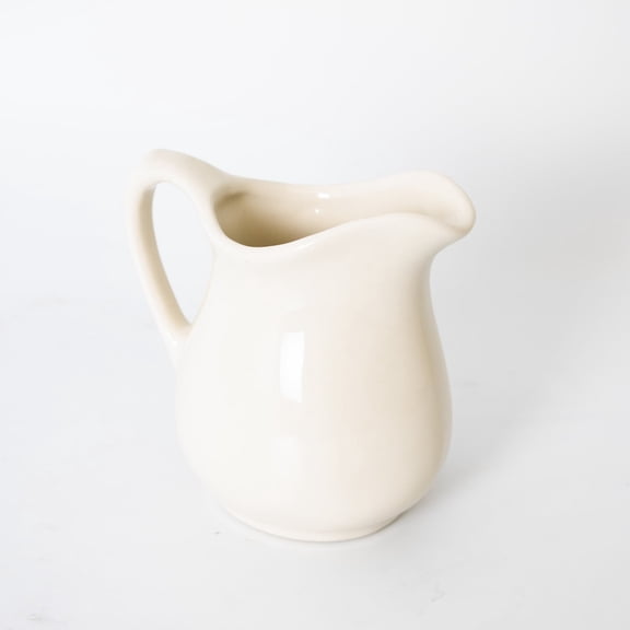 Ohio Stoneware Fancy Pitcher, Bristol, 16.5 oz Handcrafted USA-Made Ceramic Pitcher, Elegant Design Perfect for Water Juice and Serving, Durable and Lead-Free