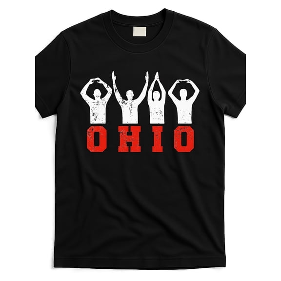 Ohio T-Shirt O-H-I-O Graphic Tee Buckeye State Pride Shirt Unisex