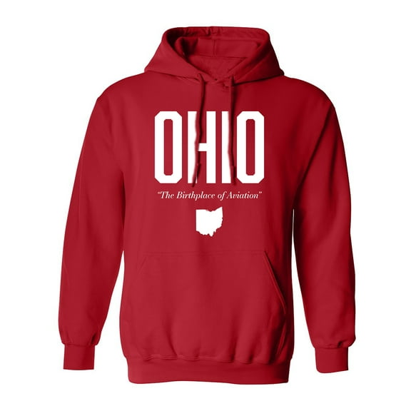 Ohio The Birthplace of Aviation Adult Hooded Sweatshirt