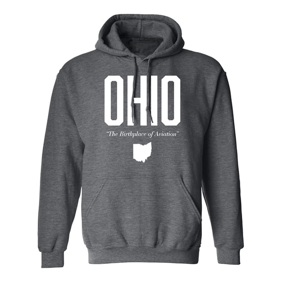 Ohio The Birthplace of Aviation Adult Hooded Sweatshirt