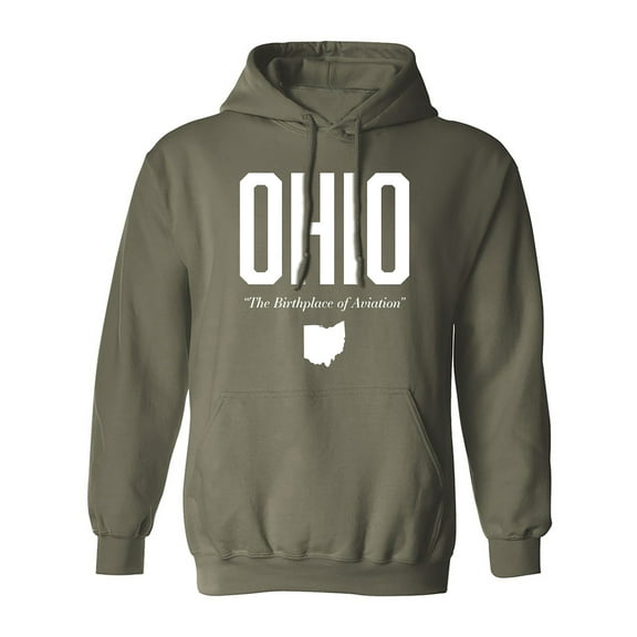 Ohio The Birthplace of Aviation Adult Hooded Sweatshirt