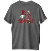 B WEAR SPORTSWEAR Ohio Tis The Season Shirt | Buckeye State Football Pumpkin | Women's Graphic Tee