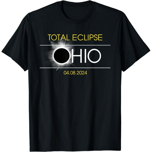 Ohio Total Solar Eclipse Phases Totality April 08 2024 T-Shirt ...