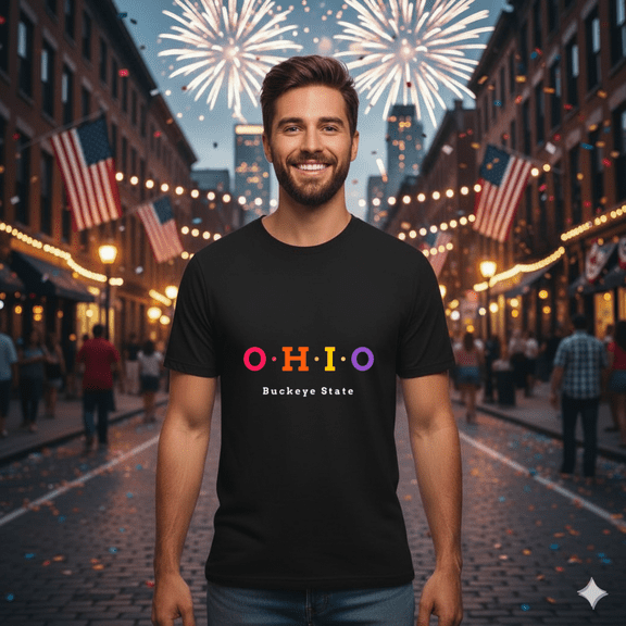 Ohio USA Buckeye State Local Pride Heritage Quote Design Unisex T-Shirt, up to size 5XL