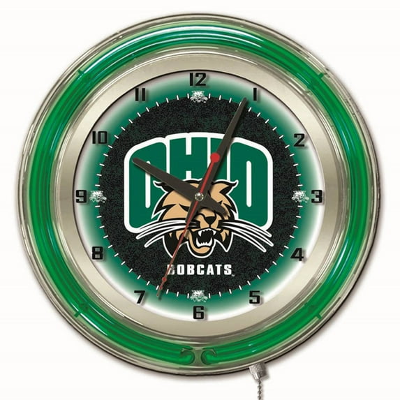 Ohio University 19" Double Neon Wall Clock