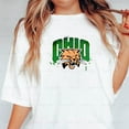 thumbnail image 1 of Ohio University Bobcats Athens Ohio Grunge Logo Graphic V40539 New Unisex T-Shirt, up to 5XL, 1 of 3