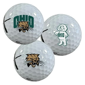 Ohio University Bobcats Logo Edition Taylormade Distance+ Golf Balls 12-Pack (Dozen)