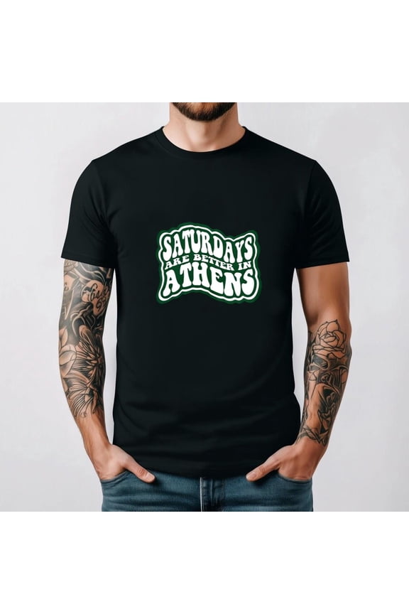 Ohio University Bobcats Vintage College Style Fan Student Alumni Unisex T-Shirt, for men & women, up to size 5XL.