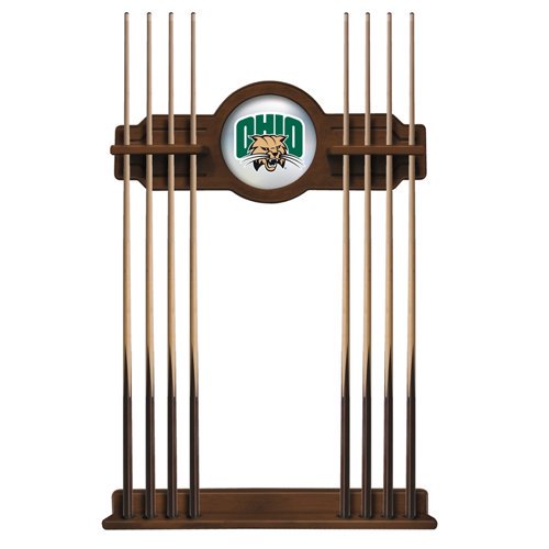 Ohio University Solid Wood Cue Rack with a Chardonnay Finish