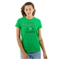 thumbnail image 1 of Ohio Vintage Buckeye Leaf Stencil OH Womens Slim Fit Graphic Tee Brisco Brands L, 1 of 5