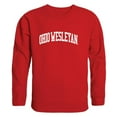 thumbnail image 1 of Ohio Wesleyan University Bishops Arch Crewneck Sweatshirt, Red - Small, 1 of 1
