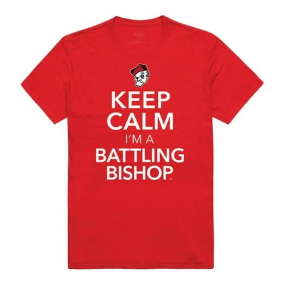 Ohio Wesleyan University Bishops Keep Calm T-Shirt, Red - Large