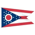 thumbnail image 1 of Ohio Flag Nylon-Banner Add Pole Hem Only 3ft x 2ft, 1 of 1