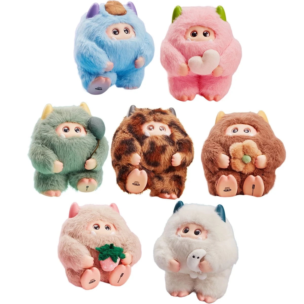 Ohku Giggle Monster Marshmallow Dreams Series Blind-Box Vinyl Plush Case of 6