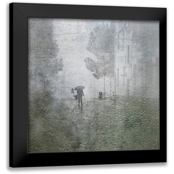 Ohlendorf, Anette 15x15 Black Modern Framed Museum Art Print Titled - Its Raining
