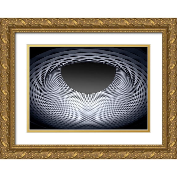 Ohlendorf, Anette 24x18 Gold Ornate Wood Framed with Double Matting Museum Art Print Titled - Strukturen