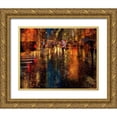 thumbnail image 1 of Ohlendorf, Anette 32x26 Gold Ornate Wood Framed with Double Matting Museum Art Print Titled - Cyclist, 1 of 4