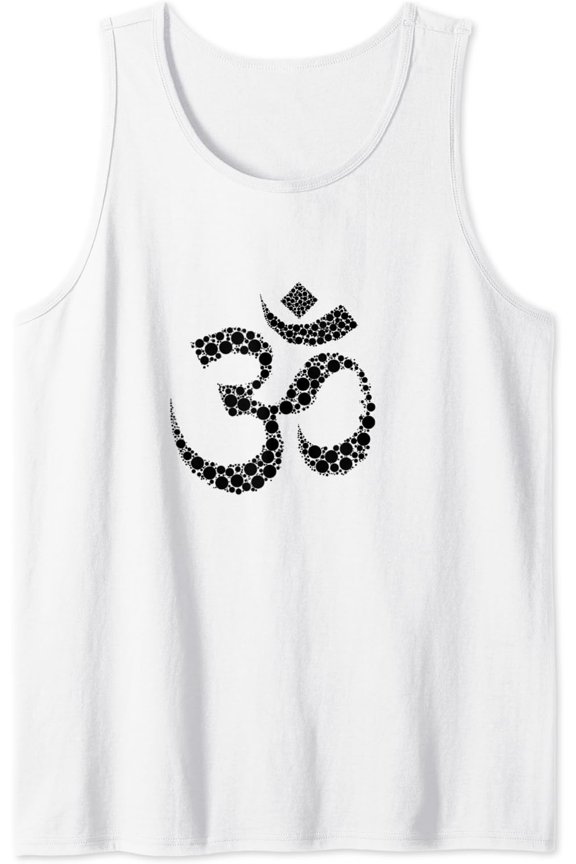 Ohm Om Aum Symbol, Yoga And Meditation Design Tank Top Size S-3XL
