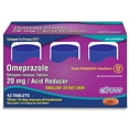 thumbnail image 1 of Ohm Omeprazole 20mg, 42 Delayed-Release Tablets, Acid Reducer for Frequent Heartburn, 24-Hour Relief Heartburn Medicine, Helps Relieve Stomach & Chest Discomfort (6 Weeks of Supply, 42, Count), 1 of 10