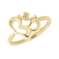 thumbnail image 1 of Ohm Rope Ring in Solid Gold, 1 of 1