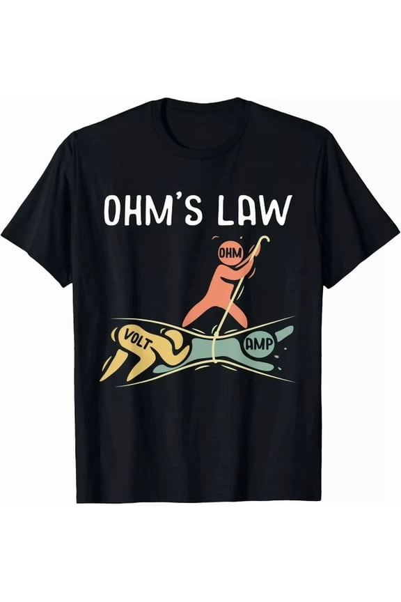 Ohm'S Law Electrical Engineer Gift Idea Funny Engineering Gift T-Shirt