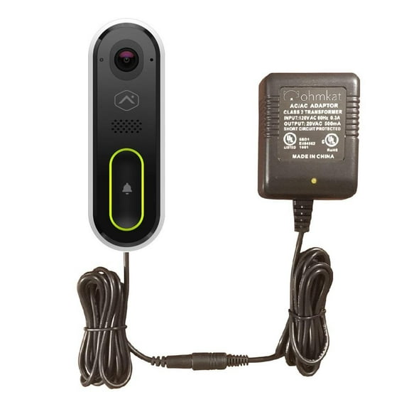 OhmKat 12V 2-Prong Power Adapter with Short Circuit Protection