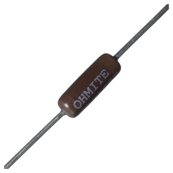 Ohmite 20J250E 20-Series Power Resistor, 250 Ohm Value, 10W, Wirewound Construction, Axial Lead Resistor Mounting