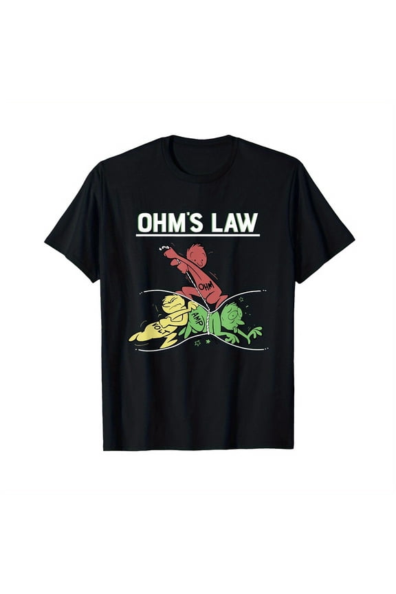 Ohms Law Funny Shirt.Electrical Electronics Engineer Funny T T-Shirt