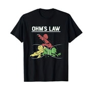 Ohms Law Funny Shirt.Electrical Electronics Engineer Funny T T-Shirt
