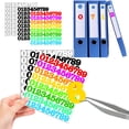 thumbnail image 1 of Ohmyroo 1 Inch Number Stickers for Inventory and Classification, Waterproof Label Number Stickers for Organizing, Self Adhesive & Waterproof - Multicolor, 1 of 7