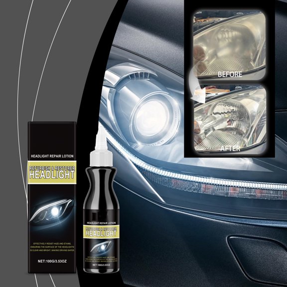 Ohmyroo 100G Auto Headlight Polish And Scratch Repair Cream Oxidation Restorer For Vehicle Maintenance