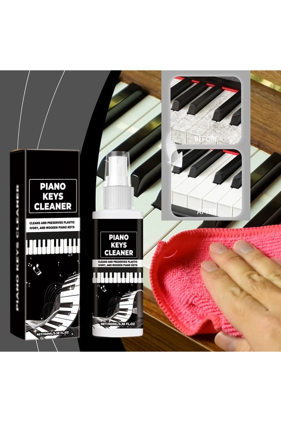 100ml Piano Key Cleaning Spray Multi Functional Keyboard Stain Remover And Instrument Protector