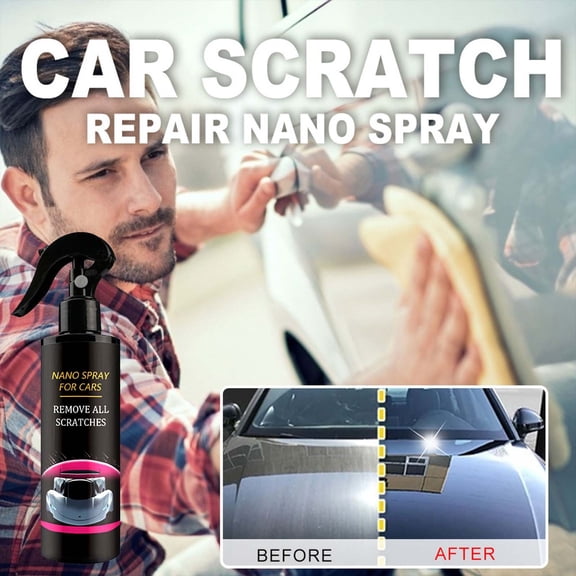 Ohmyroo 120ML Auto Nano Coating Agent 9H Ceramic Scratch Repair Spray For Vehicles